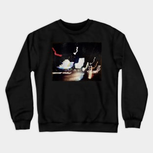 View in the city in a night Crewneck Sweatshirt